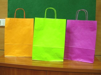 Bolsas de Papel de colores atractivos